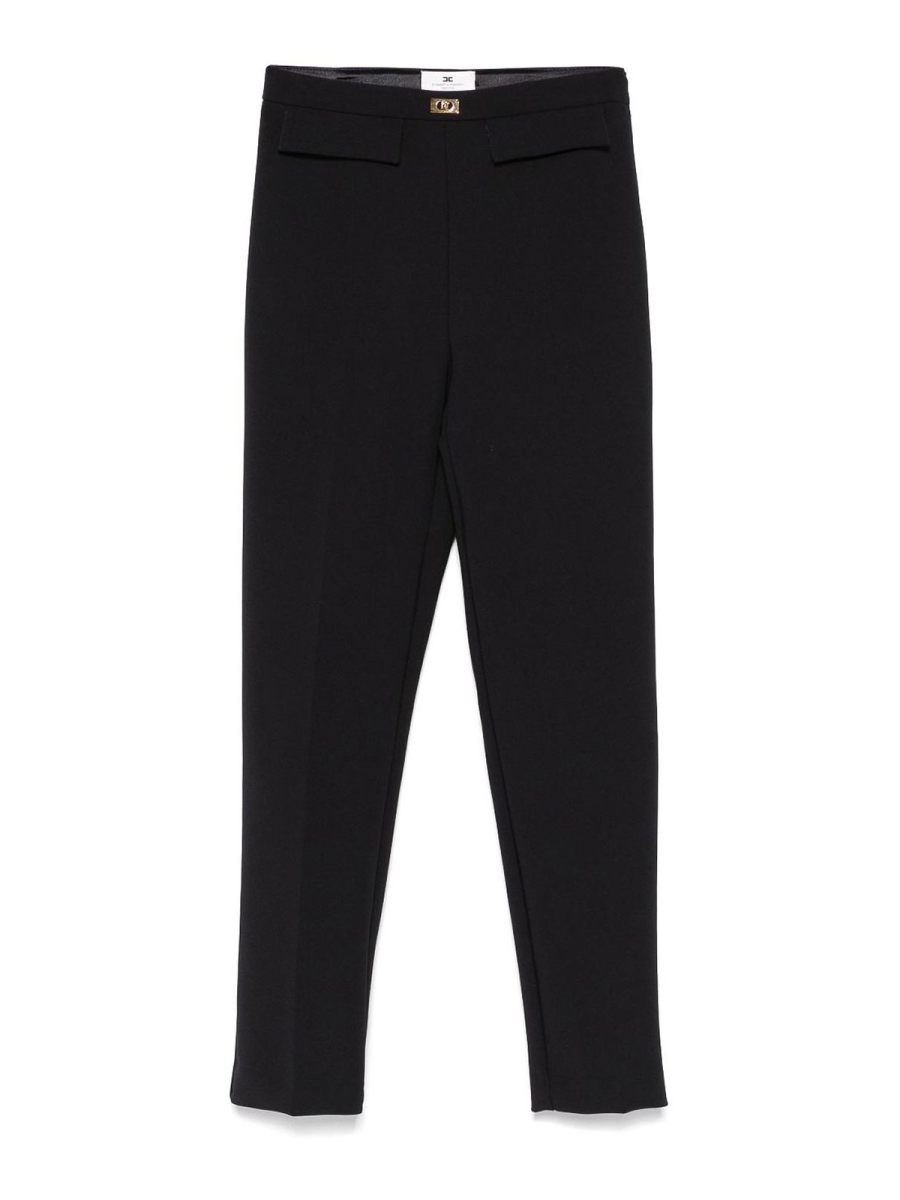Elisabetta Franchi Pantalons Décontractés - Noir
