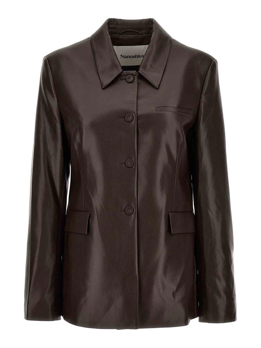 Nanushka Blazer - Marron