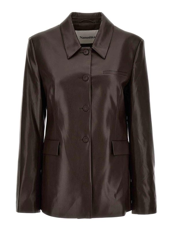 Nanushka Blazer - Marron