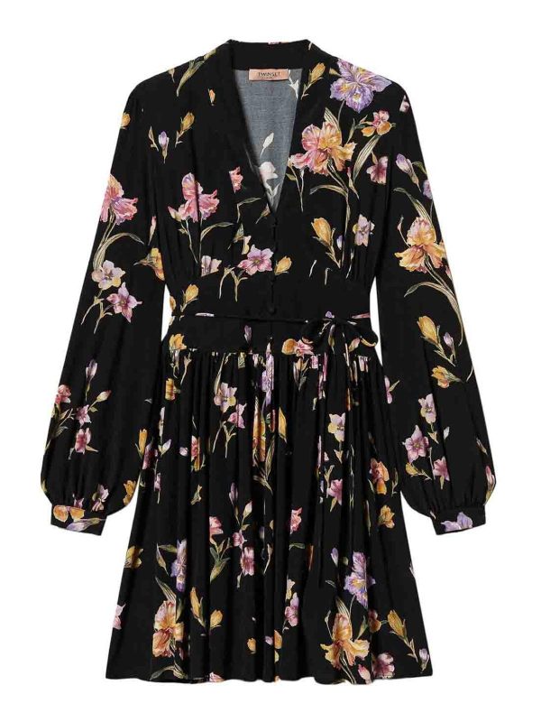 Twinset Robe Courte - Noir