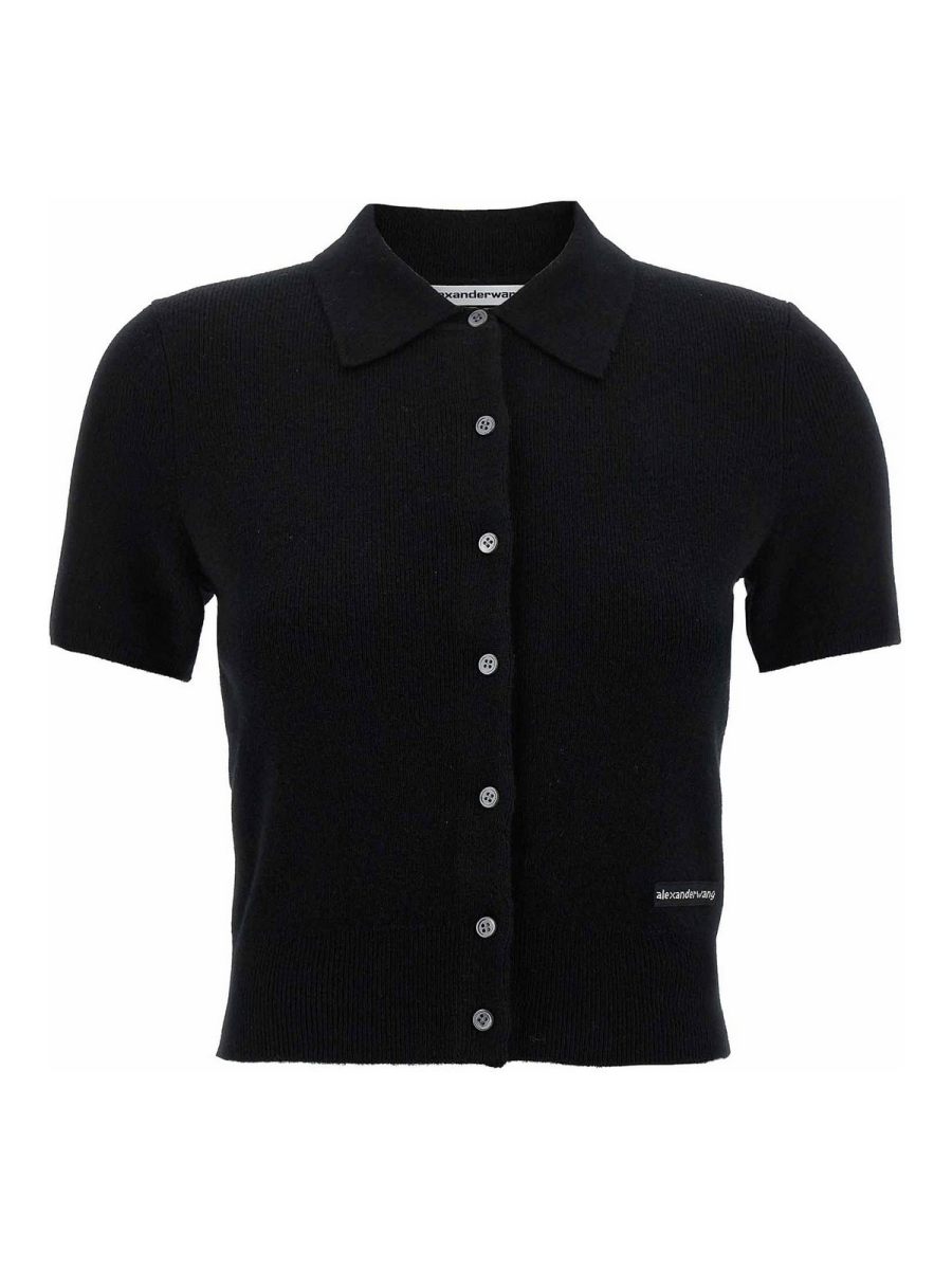 T By Alexander Wang Cardigan - Noir