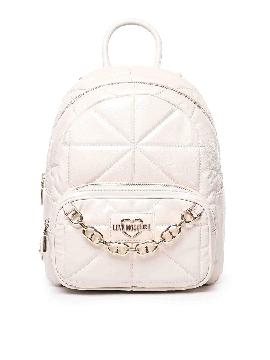 Love Moschino Sac À Dos - Blanc
