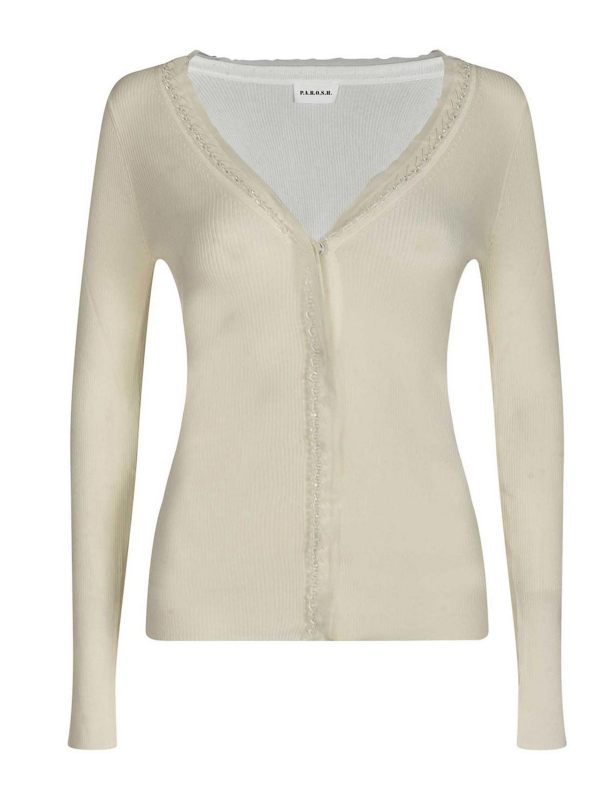 P. A.R. O.S. H. Cardigan - Crème