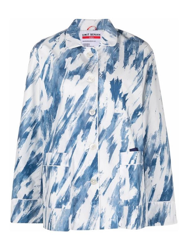 Umit Benan Chemise - Bleu