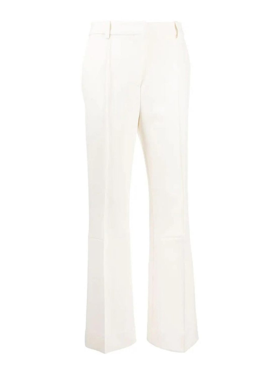 Victoria Beckham Pantalons Décontractés - Blanc