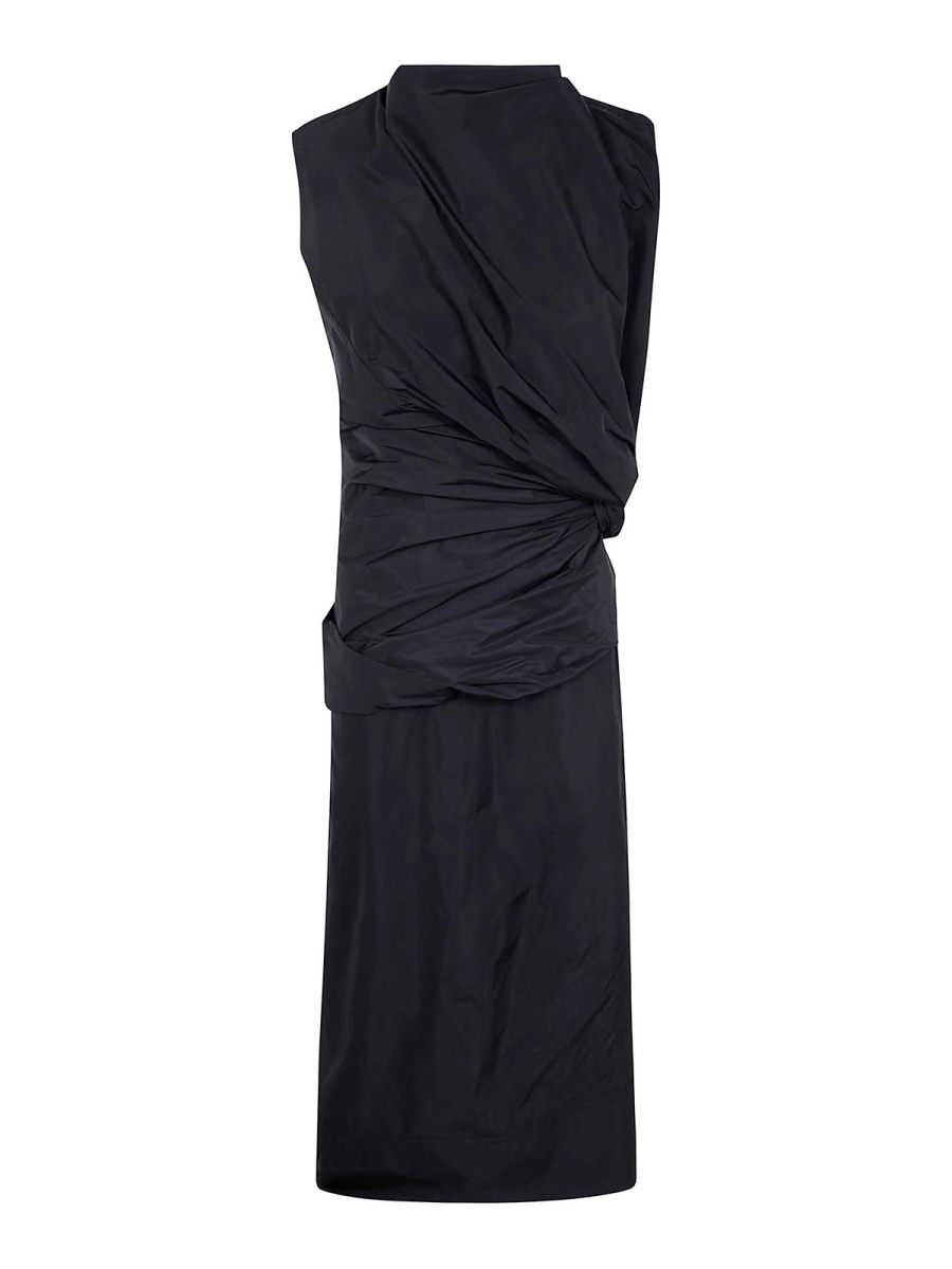 Jil Sander Robe Au Genou - Noir