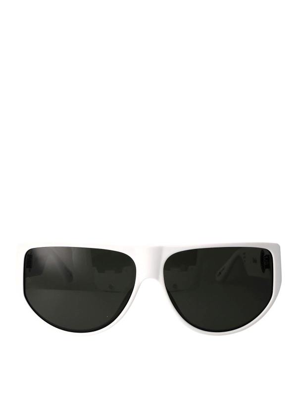 Linda Farrow Lunettes De Soleil - Blanc