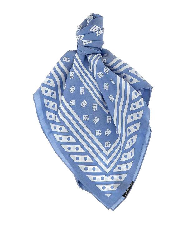 Dolce & Gabbana Écharpe - Bleu Clair