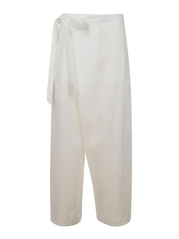 Liviana Conti Pantalons Décontractés - Blanc
