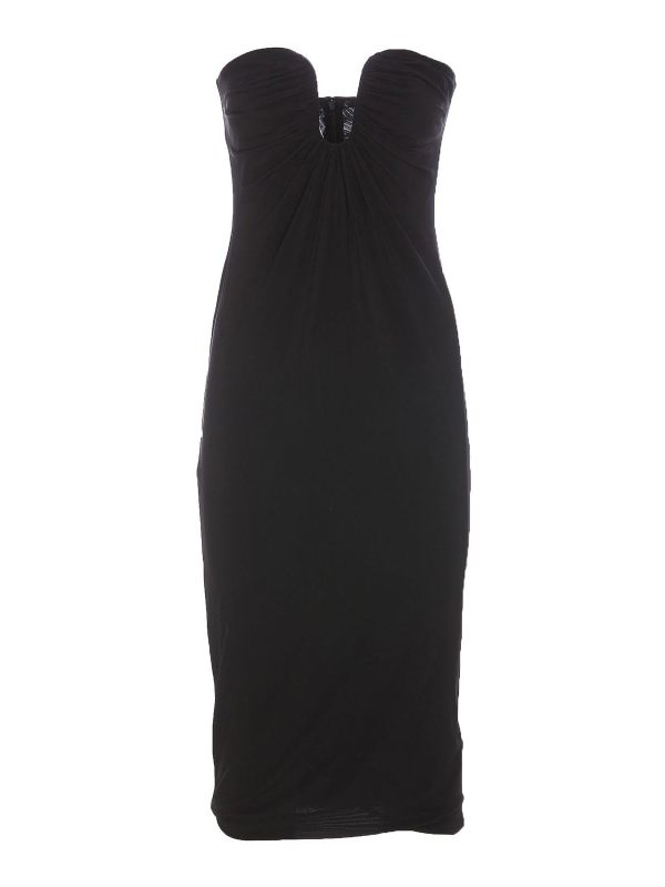 Pinko Robe Au Genou - Noir