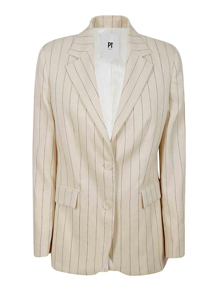 Pt Torino Veste Casual - Crème