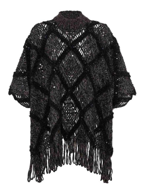 Brunello Cucinelli Pull Col Rond - Noir