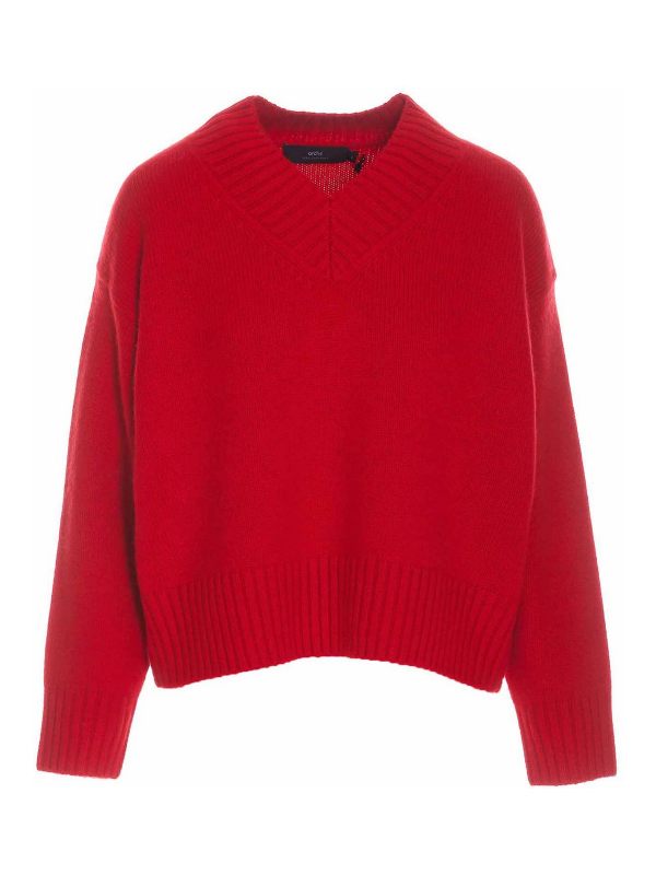 Arch4 Pull Col Rond - Rouge