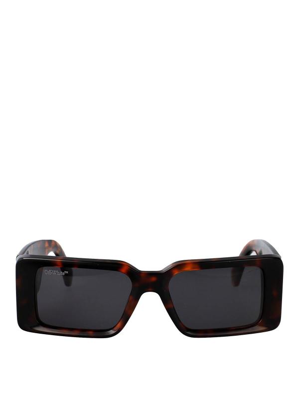 Off-White Lunettes De Soleil - Marron
