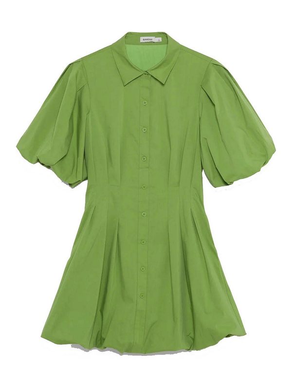 Jonathan Simkhai Robe Au Genou - Vert