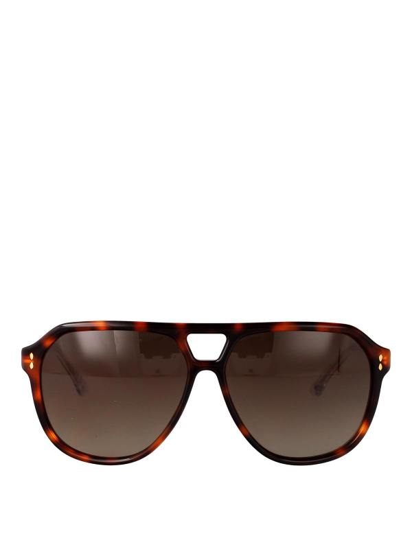 Isabel Marant Lunettes De Soleil - Marron