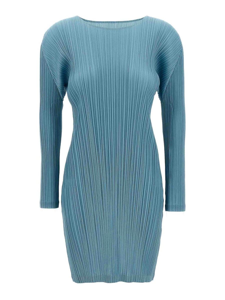 Pleats Please Issey Miyake Robe Au Genou - Multicolore