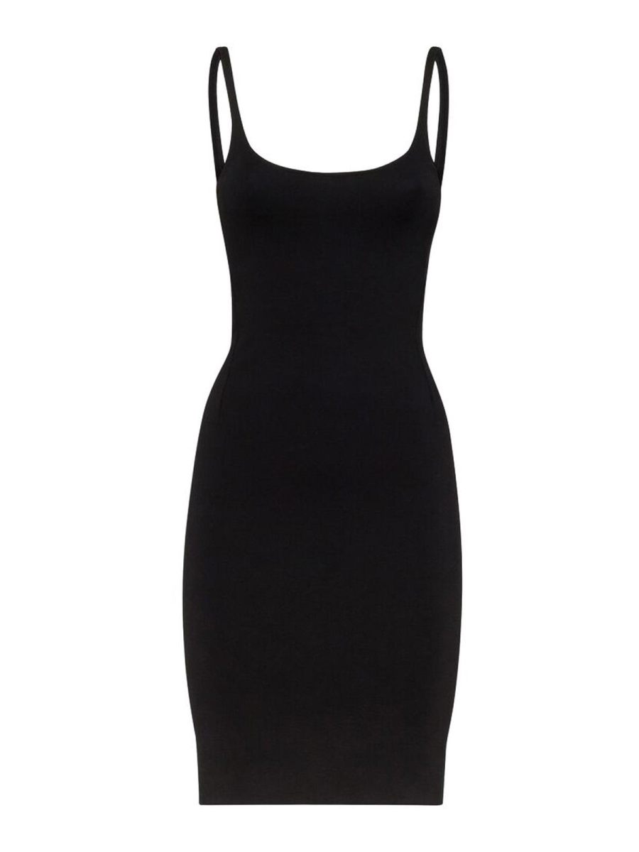 Dsquared2 Robe Au Genou - Noir