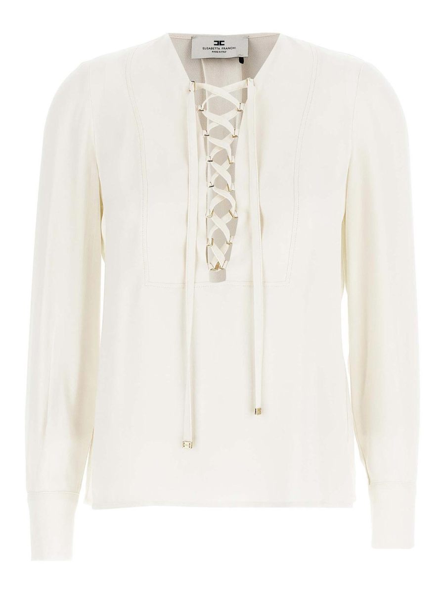 Elisabetta Franchi Blouse - Blanc