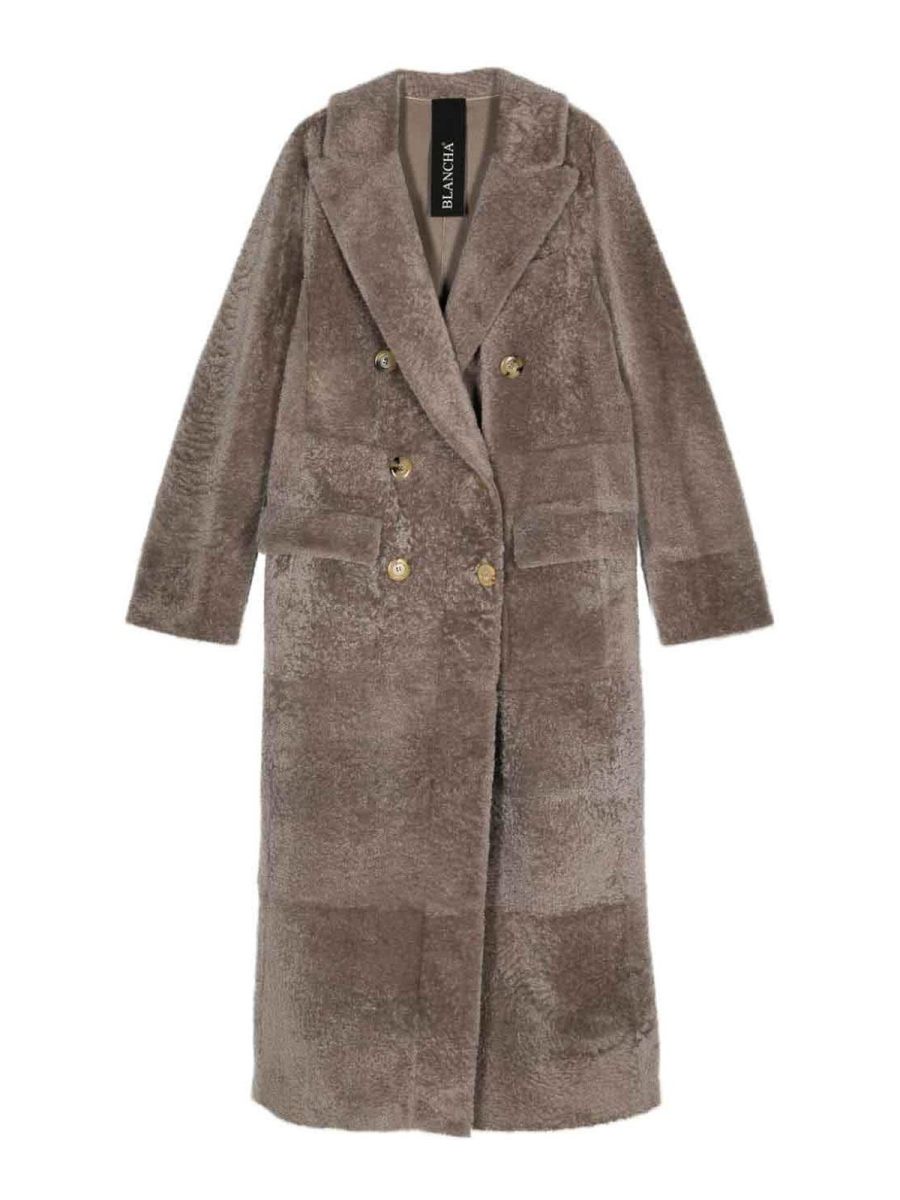 Blancha Manteau Court - Gris
