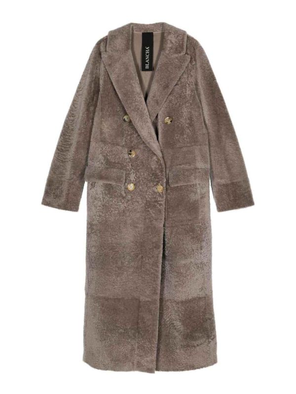 Blancha Manteau Court - Gris