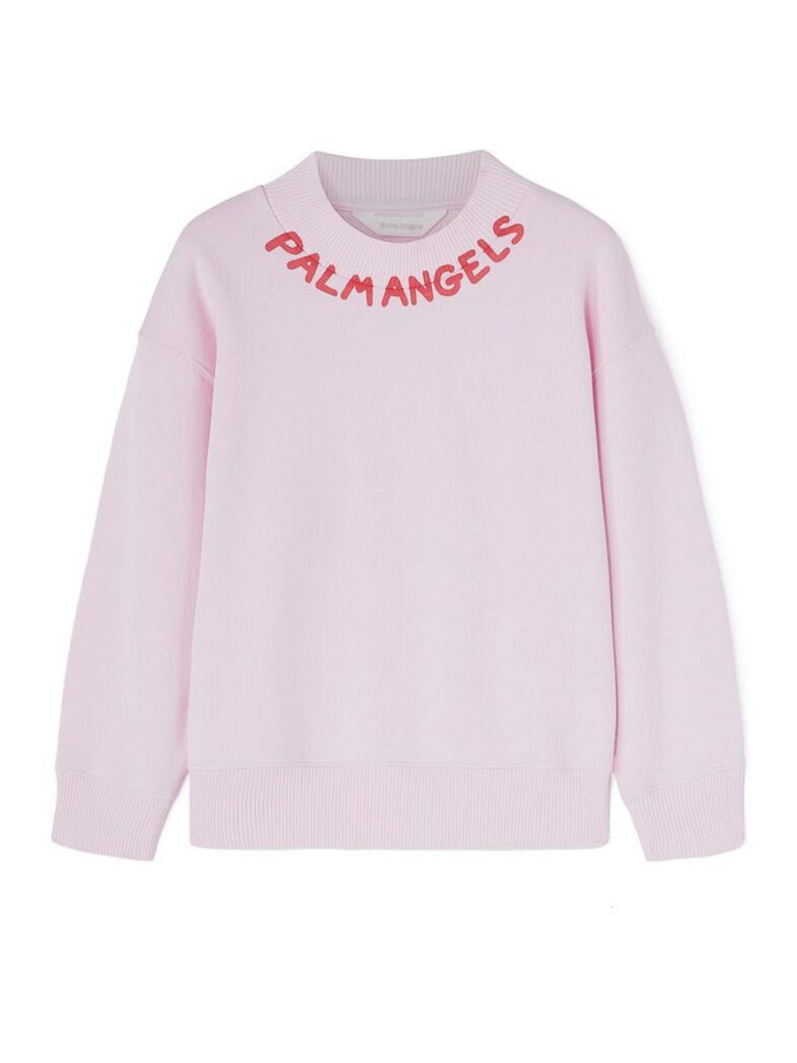 Palm Angels Pull Col Rond - Couleur Chair