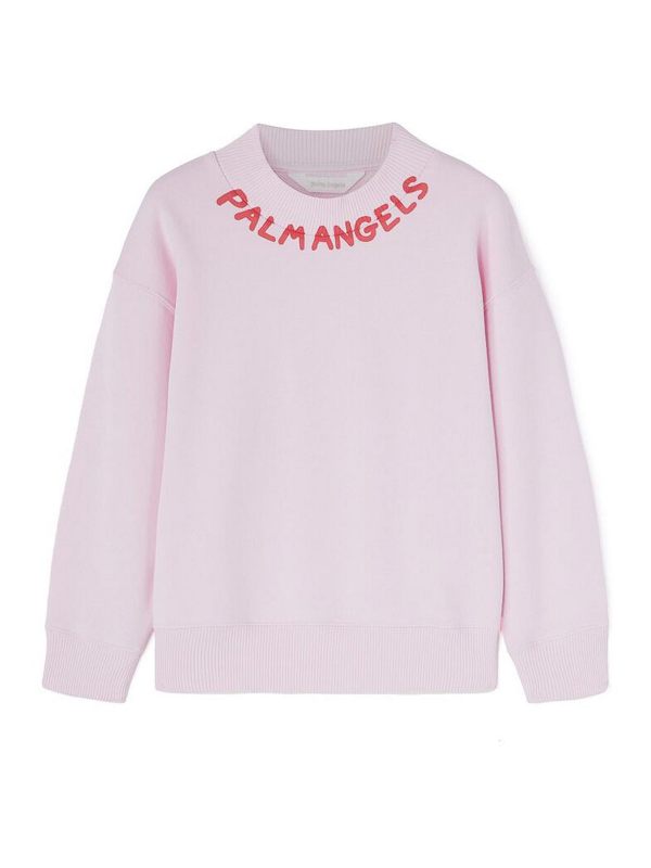 Palm Angels Pull Col Rond - Couleur Chair