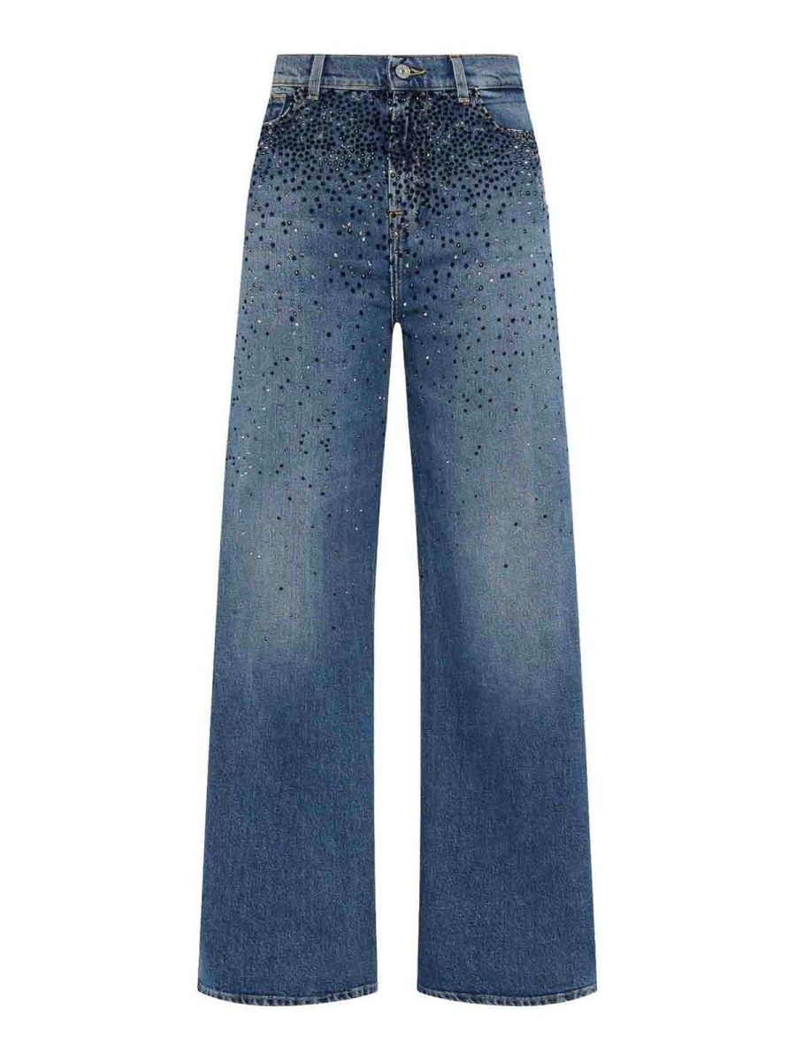 7 For All Mankind Jean Bootcut - Bleu