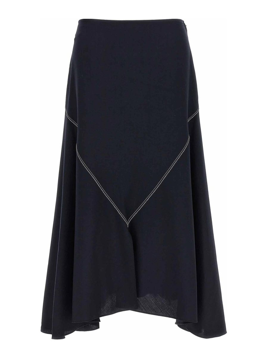 Marni Jupe Midi - Bleu