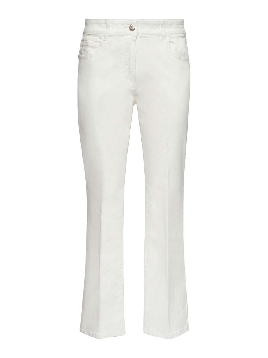 Elena miro' Pantalons Décontractés - Blanc