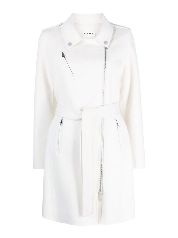 P. A.R. O.S. H. Manteau Court - Blanc