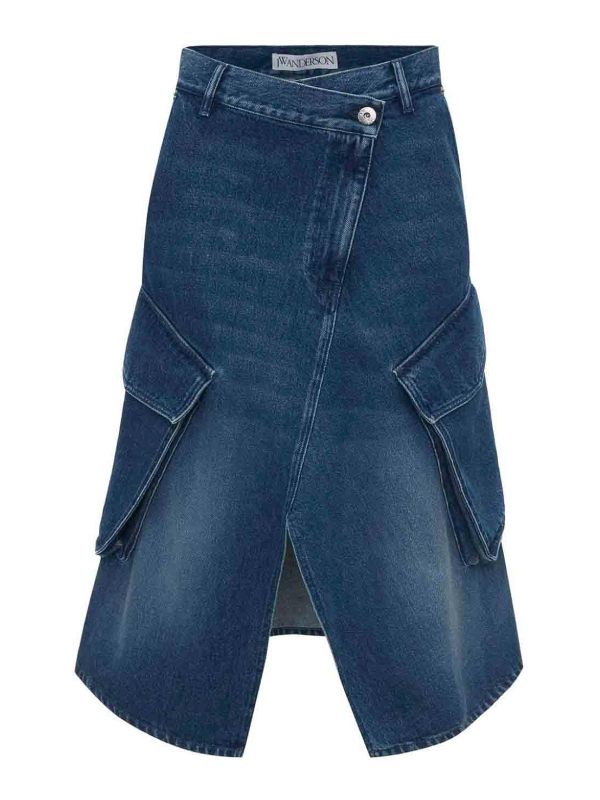 J. W. Anderson Jupe Midi - Bleu
