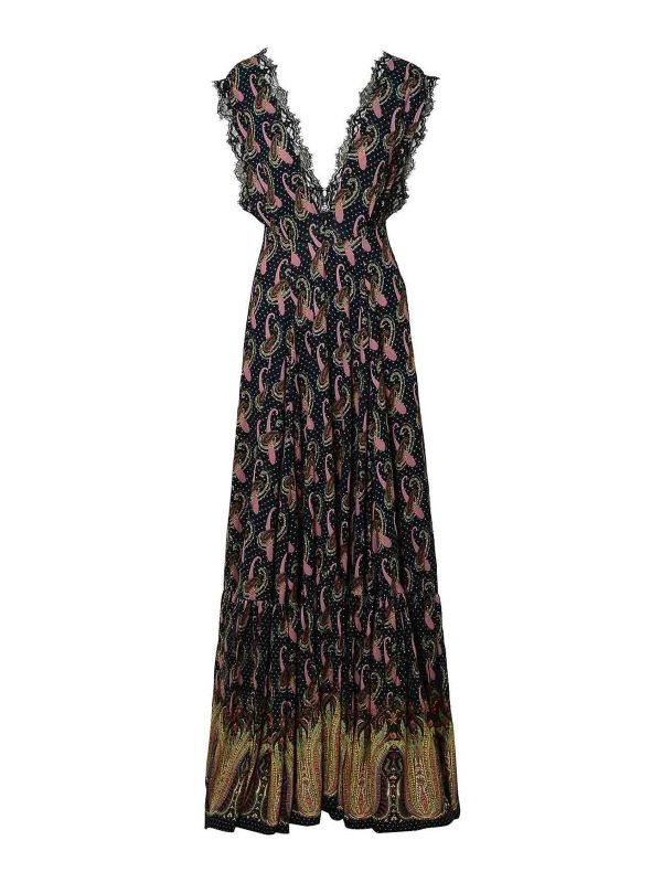 Etro Maxi Robe - Noir