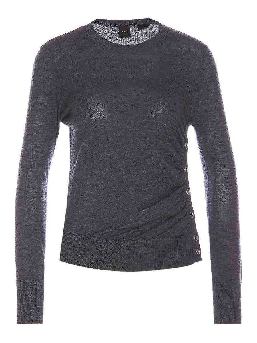 Pinko Pull Col Rond - Gris