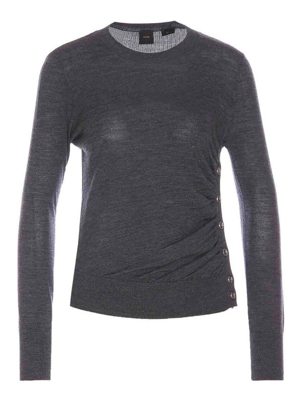Pinko Pull Col Rond - Gris