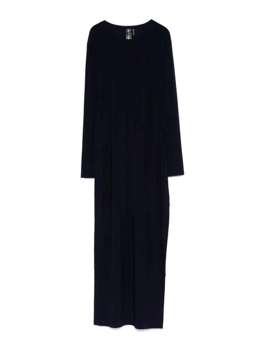 Norma Kamali Maxi Robe - Bleu