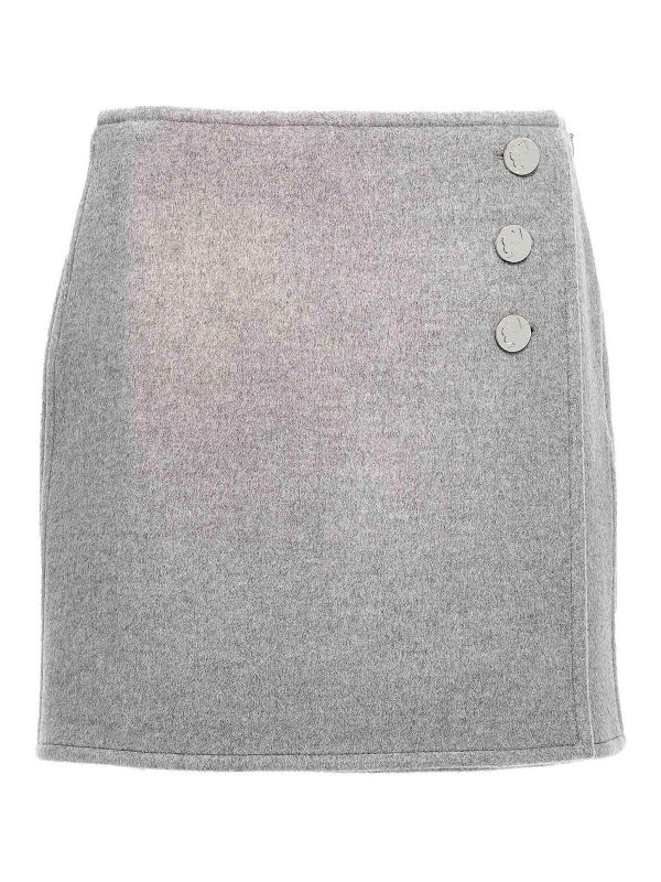 Tory Burch Jupe Midi - Gris