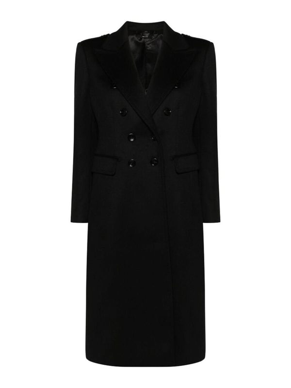 Tom Ford Manteau Court - Noir