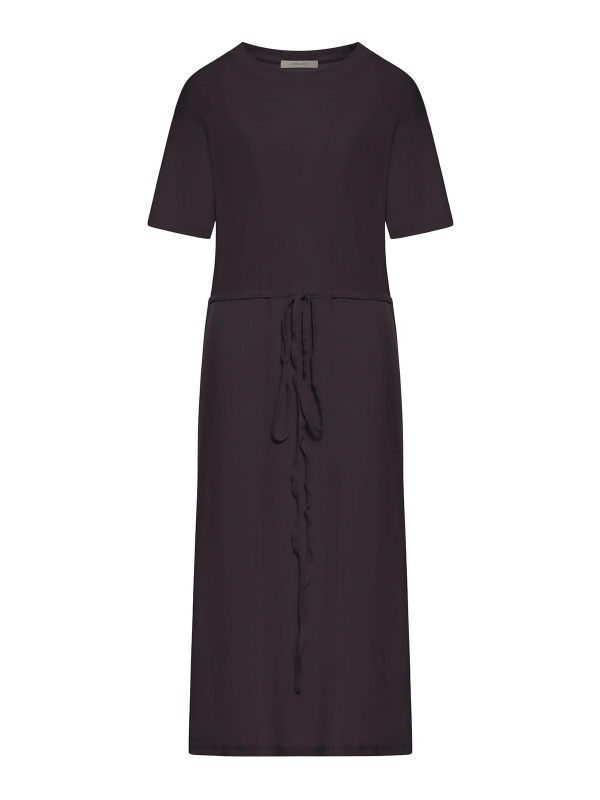 Lemaire Robe Au Genou - Bleu