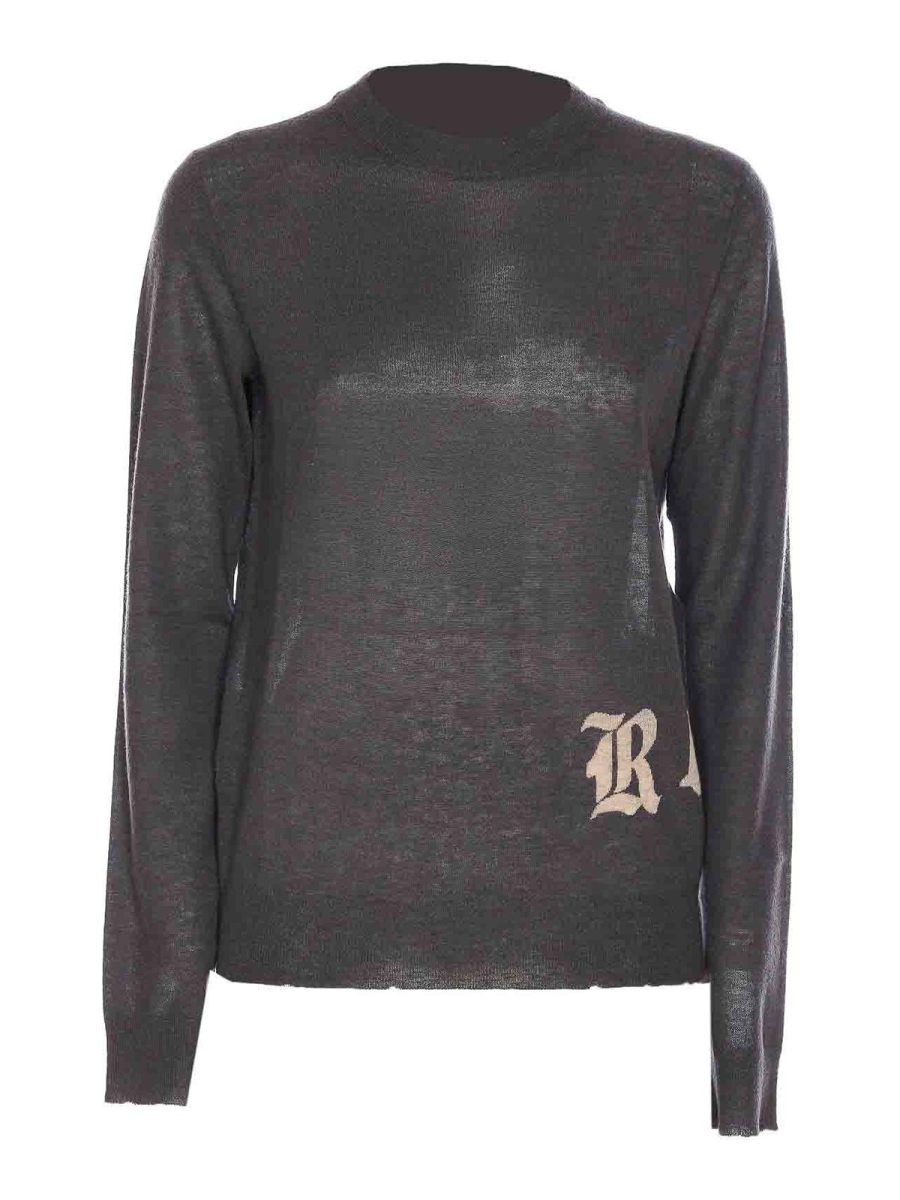 Zadig & Voltaire Pull Col Rond - Gris
