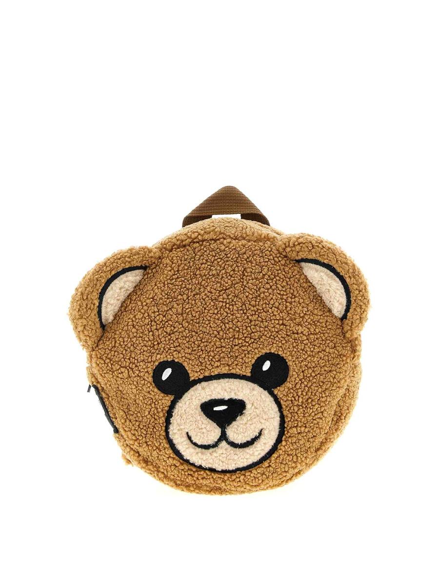 Moschino Kids Sac À Dos - Marron