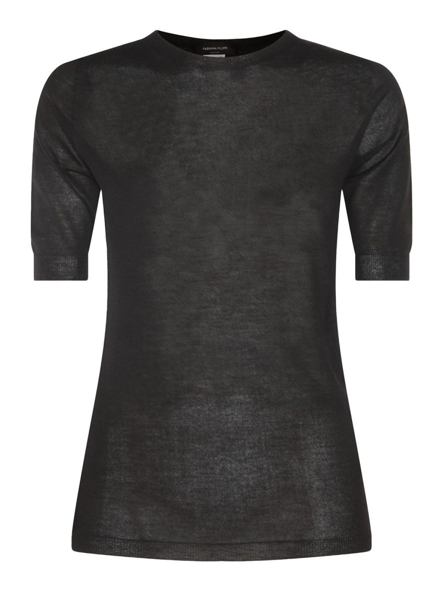 Fabiana Filippi Pull Col Rond - Noir