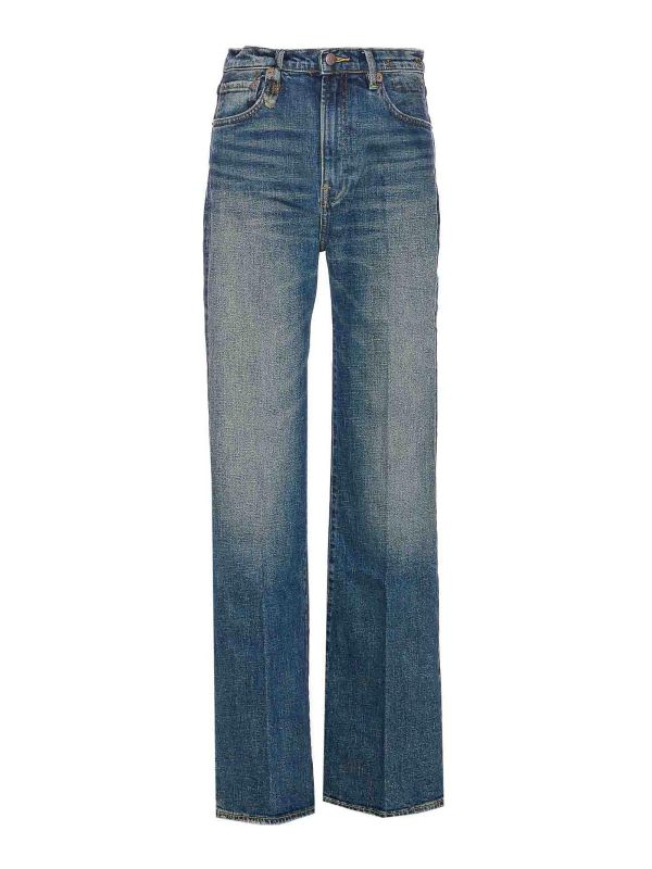R13 Jean Bootcut - Bleu