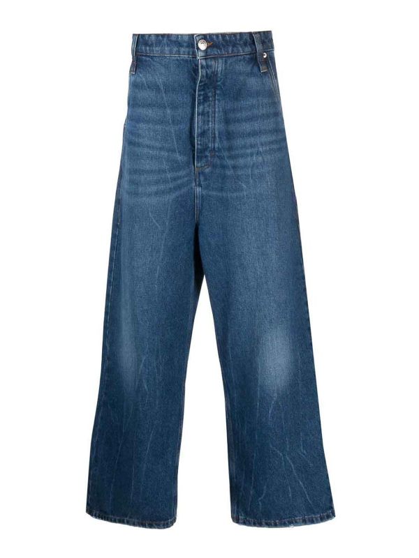 Ami Paris Jean Bootcut - Foncé Délavé