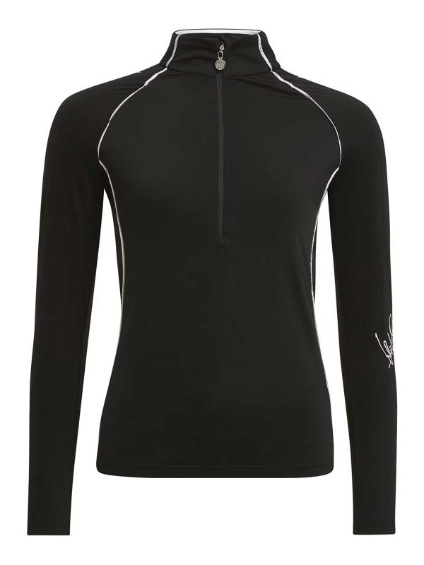 High Society Pull Col Bateau - Noir