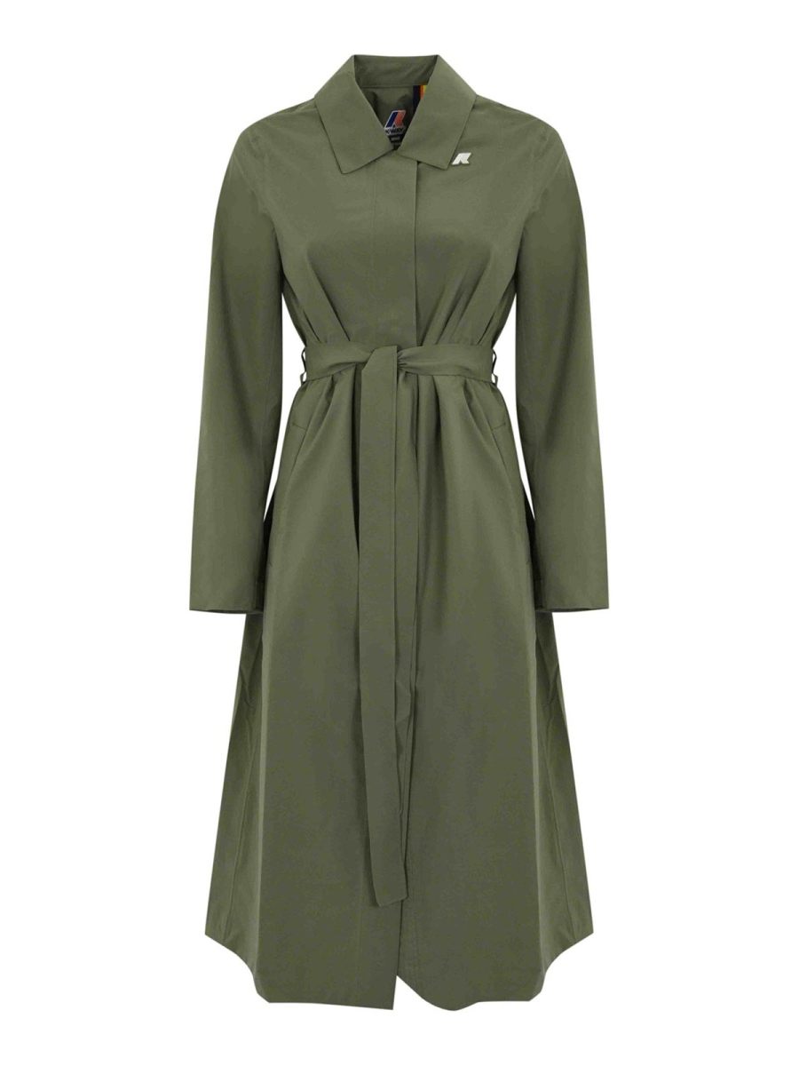 k-way Trench-Coat - Vert