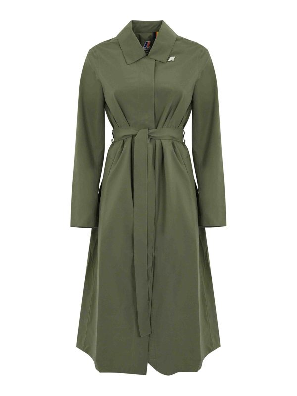 k-way Trench-Coat - Vert