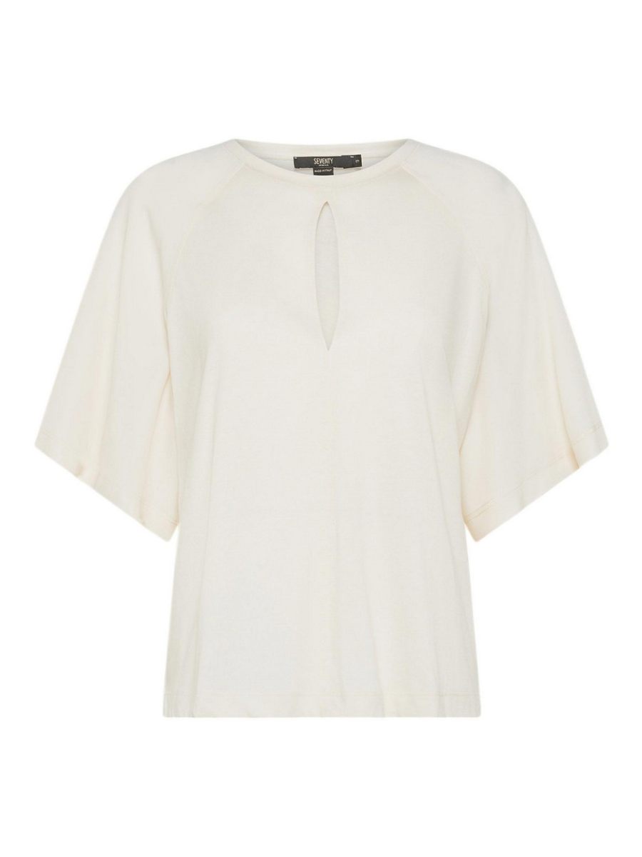 Seventy Pull Col Rond - Blanc