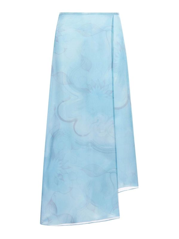 Giorgio Armani Jupe Midi - Bleu
