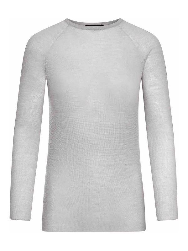 Roberto Collina Pull Col Rond - Gris